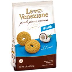 LE VENEZIANE BISCOTTI COCCO 250 G - pharmaluna