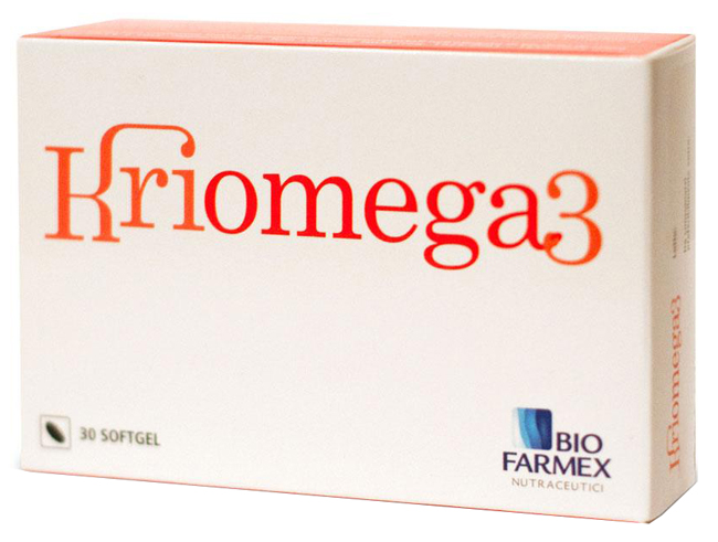 KRIOMEGA 3 30 CAPSULE SOFTGEL - pharmaluna