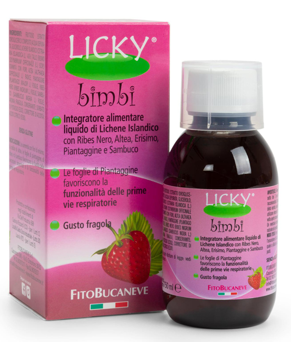 LICKY BIMBI SCIROPPO FRAGOLA 150 ML - pharmaluna
