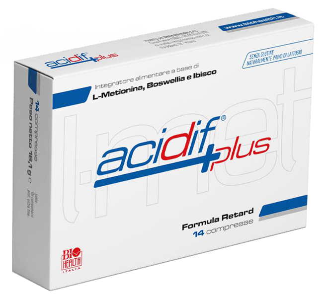 ACIDIF PLUS 14 COMPRESSE - pharmaluna