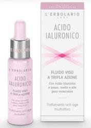 ACIDO IALURONICO FLUIDO VISO A TRIPLA AZIONE TRATTAMENTO ANTIAGE MULTIATTIVO 28 ML - pharmaluna