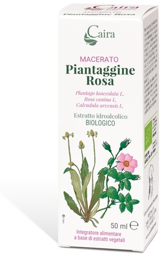 CAIRA PIANTAGGINE ROSA MACERATO IDROALCOLICO GOCCE 50 ML - pharmaluna