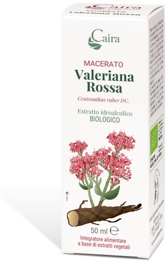 CAIRA VALERIANA ROSSA MACERATO IDROALCOLICO BIO GOCCE 50 ML - pharmaluna