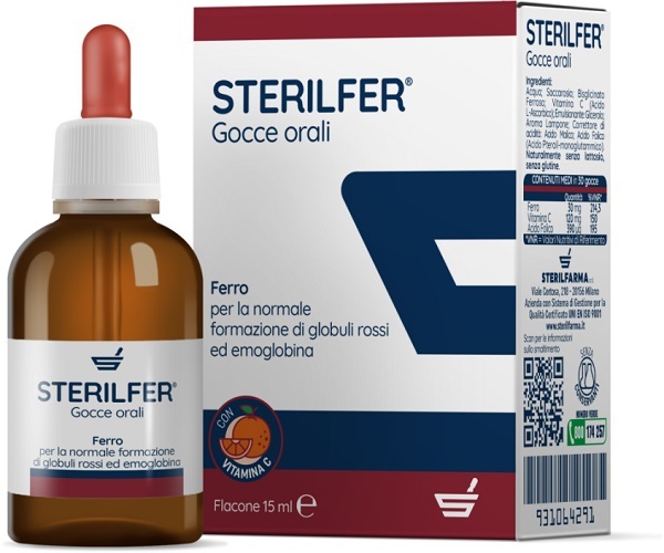 STERILFER GOCCE 15 ML - pharmaluna