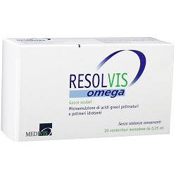 GOCCE OCULARI RESOLVIS OMEGA 20 FIALE MONODOSE 0,25 ML - pharmaluna