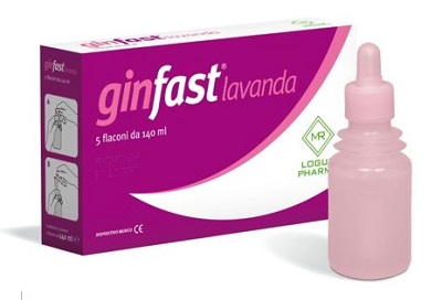 LAVANDA VAGINALE GINFAST CONFEZIONE DA 5 FLACONCINI DA 140ML - pharmaluna