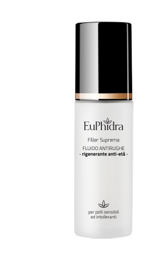 EUPHIDRA FILLER SUPREMA FLUIDO ANTIRUGHE PELLI SENSIBILI INTOLLERANTI FLACONE 30 ML - pharmaluna