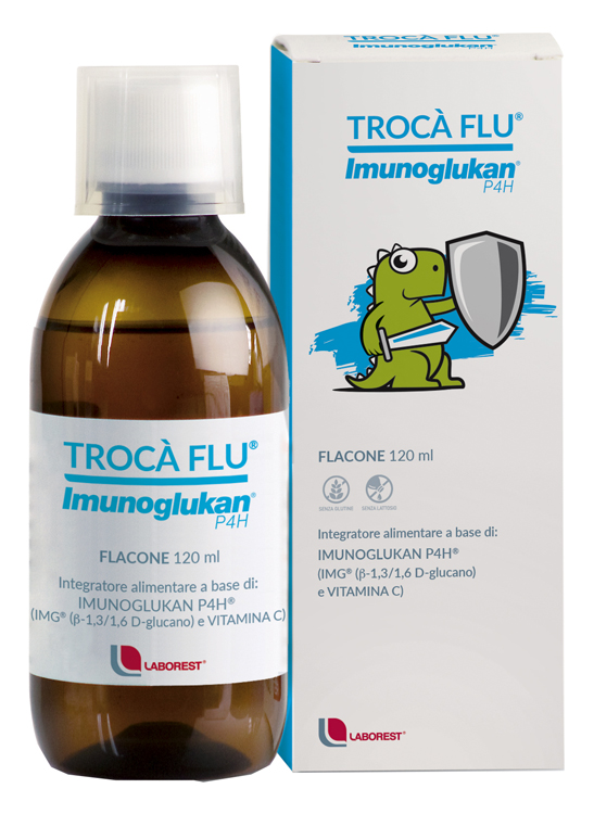 TROCA' FLU' IMUNOGLUKAN FLACONE 120 ML - pharmaluna
