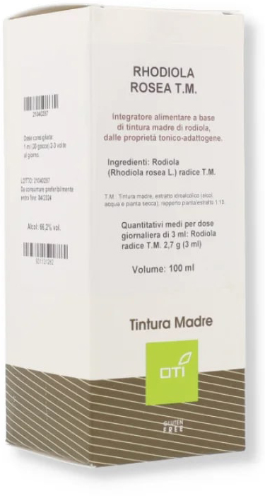 RHODIOLA ROSEA TINTURA MADRE GOCCE 100ML - pharmaluna