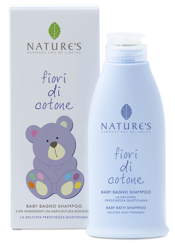 NATURES FIORI DI COTONE BABY BAGNO SHAMPOO - pharmaluna