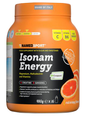 ISONAM ENERGY ORANGE POLVERE 480 G - pharmaluna
