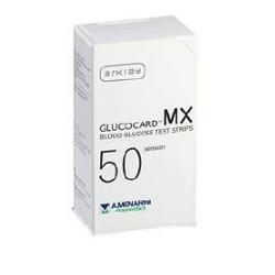 STRISCE MISURAZIONE GLICEMIA GLUCOCARD MX 50 PEZZI - pharmaluna