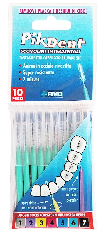 PIKDENT STUZZICOLINO 6 VE 10PZ - pharmaluna