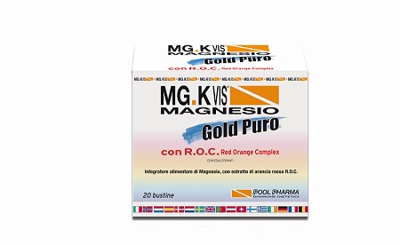 MGK VIS MAGNESIO GOLD PURO 20 BUSTE - pharmaluna