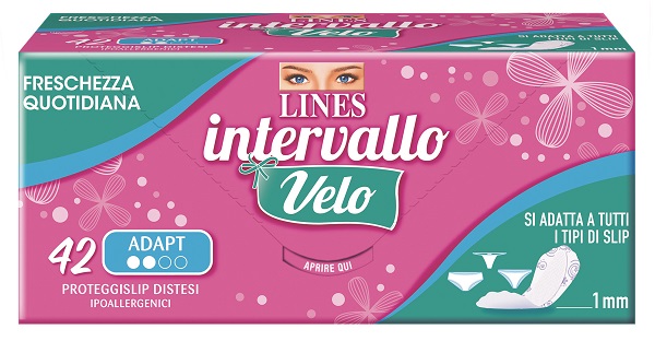 LINES INTERVALLO VELO ADAPT 42 PEZZI COUPON - pharmaluna