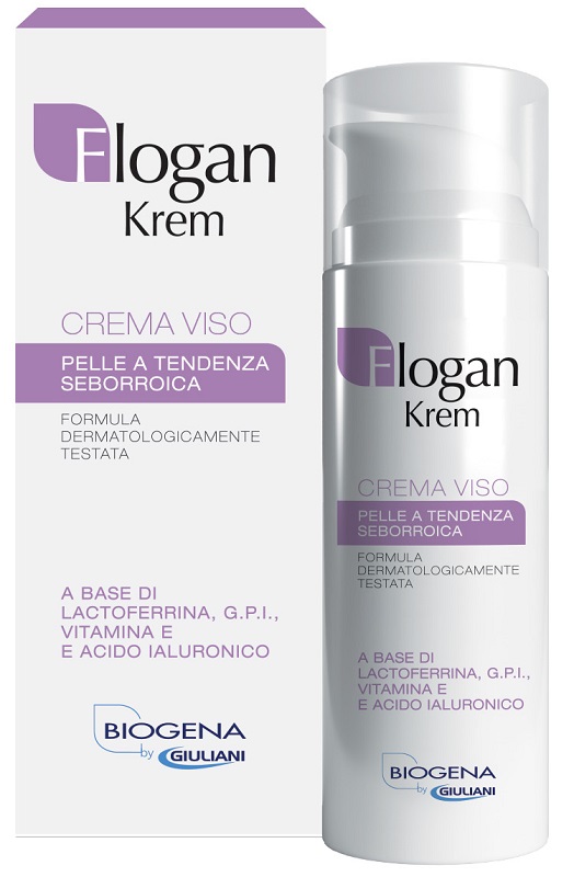 FLOGANKREM CREMA VISO PELLE TENDENZA SEBORROICA 50 ML - pharmaluna