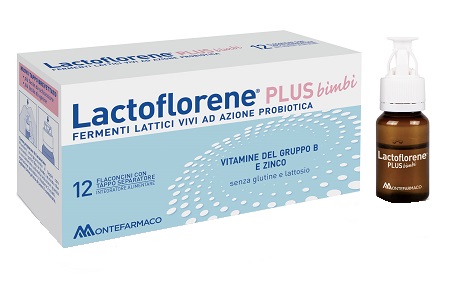 LACTOFLORENE PLUS BIMBI 12 FLACONCINI DA 10 ML - pharmaluna