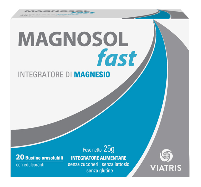 MAGNOSOL FAST 20 BUSTINE OROSOLUBILI - pharmaluna