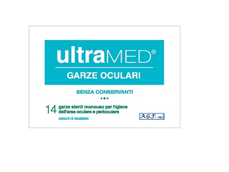 GARZA OCULARE ULTRAMED 14 PEZZI - pharmaluna