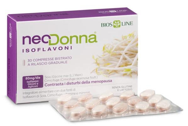 BIOSLINE NEODONNA ISOFLAVONI 60 COMPRESSE - pharmaluna