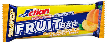 PROACTION FRUIT BAR BARRETTA ENERGETICA ALL'ALBICOCCA 40 G - pharmaluna
