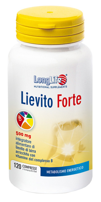 LONGLIFE LIEVITO FORTE 120 COMPRESSE - pharmaluna
