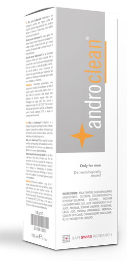 ANDROCLEAN DETERGENTE INTIMO MASCHILE 150ML - pharmaluna