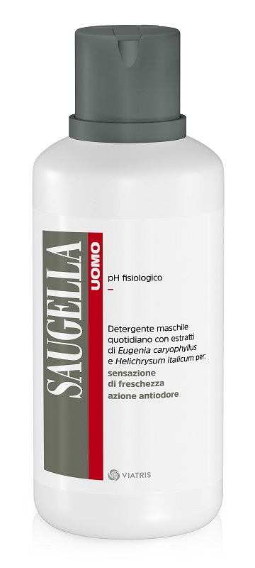 SAUGELLA UOMO PH FISIOLOGICO DETERGENTE MASCHILE 500 ML - pharmaluna