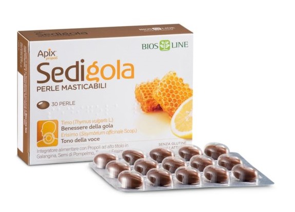 SEDIGOLA PERLE MASTICABILI 30 PERLE - pharmaluna