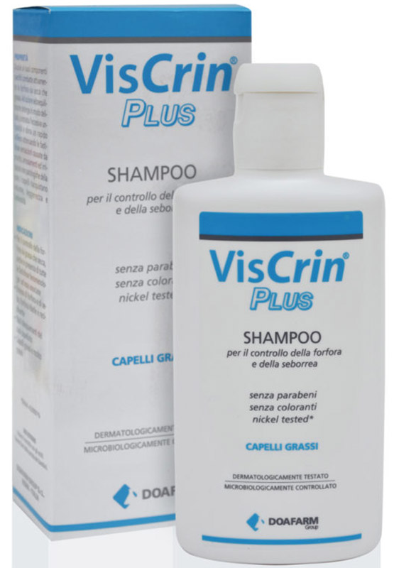 VISCRIN PLUS SHAMPOO ANTIFORFORA 200 ML - pharmaluna