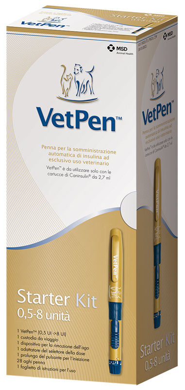 CANINSULIN VET PEN 8 UI STARTER KIT - pharmaluna