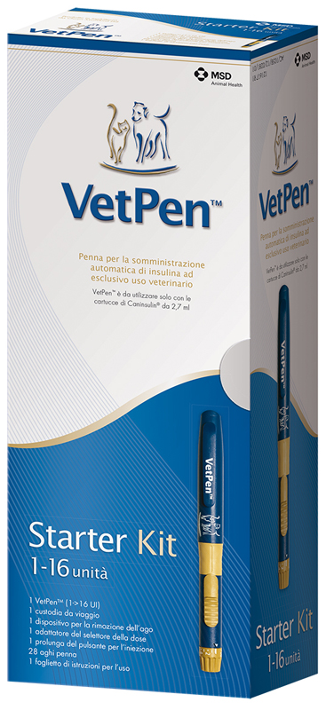 CANINSULIN VET PEN 16 UI STARTER KIT - pharmaluna
