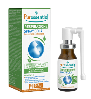 PURESSENTIEL RESPIRAZIONE SPRAY GOLA 15 ML - pharmaluna