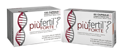 PIU' FERTIL FORTE 60 CAPSULE - pharmaluna
