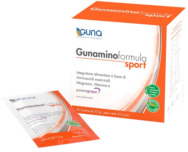 GUNAMINOFORMULA SPORT 42 BUSTE 315 G - pharmaluna