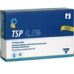 TSP 0,5% SOLUZIONE OFTALMICA UMETTANTE LUBRIFICANTE 30 FLACONCINI MONODOSE 0,5 ML - pharmaluna