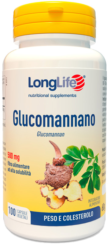 LONGLIFE GLUCOMANNANO 100 CAPSULE VEGETALI - pharmaluna