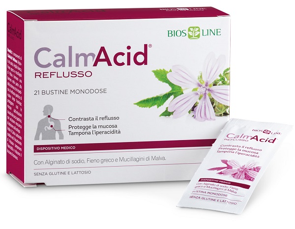 BIOSLINE CALMACID REFLUSSO 21 BUSTINE MONODOSE - pharmaluna