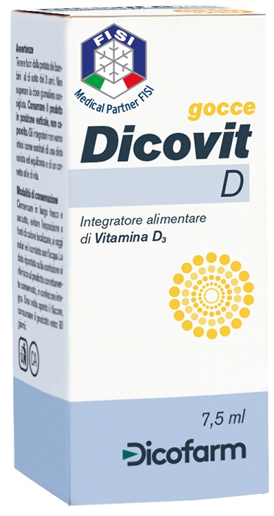 DICOVIT D VITAMINA D3 7,5 ML - pharmaluna