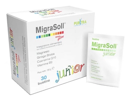 MIGRASOLL JUNIOR ASTUCCIO 30 BUSTE - pharmaluna