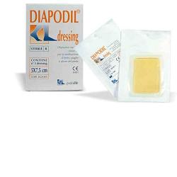 MEDICAZIONI SPECIALE ATTIVA CON IDROGEL DIAPODIL DRESSING MISURA 5X7,5CM CONFEZIONE DA 3PEZZI CLASSE 2B - pharmaluna