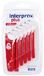 INTERPROX PLUS MINICONICO ROSSO 6 PEZZI - pharmaluna