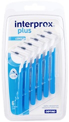 INTERPROX PLUS CONICO BLU 6 PEZZI - pharmaluna