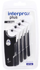 INTERPROX PLUS XX MAXI NERO 4 PEZZI - pharmaluna
