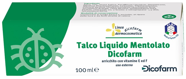 DICOFARM TALCO LIQUIDO MENTOLATO 100 ML - pharmaluna