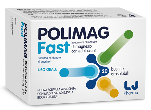 POLIMAG FAST 20 BUSTINE OROSOLUBILI - pharmaluna