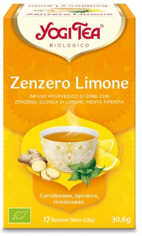YOGI TEA ZENZERO LIMONE 31 G - pharmaluna