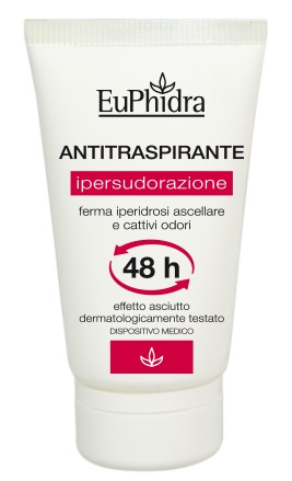 DEODORANTE IN CREMA IN TUBO CON ASTUCCIO EUPHIDRA DEO ANTITRASPIRANTE 40 ML - pharmaluna