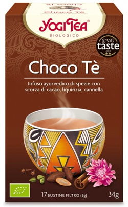 YOGI TEA CHOCO TE' BIOLOGICO 34 G - pharmaluna
