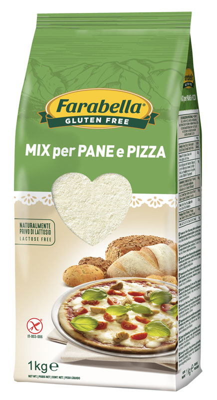 FARABELLA FARINA PREPARATO PANE/PIZZA 1 KG - pharmaluna